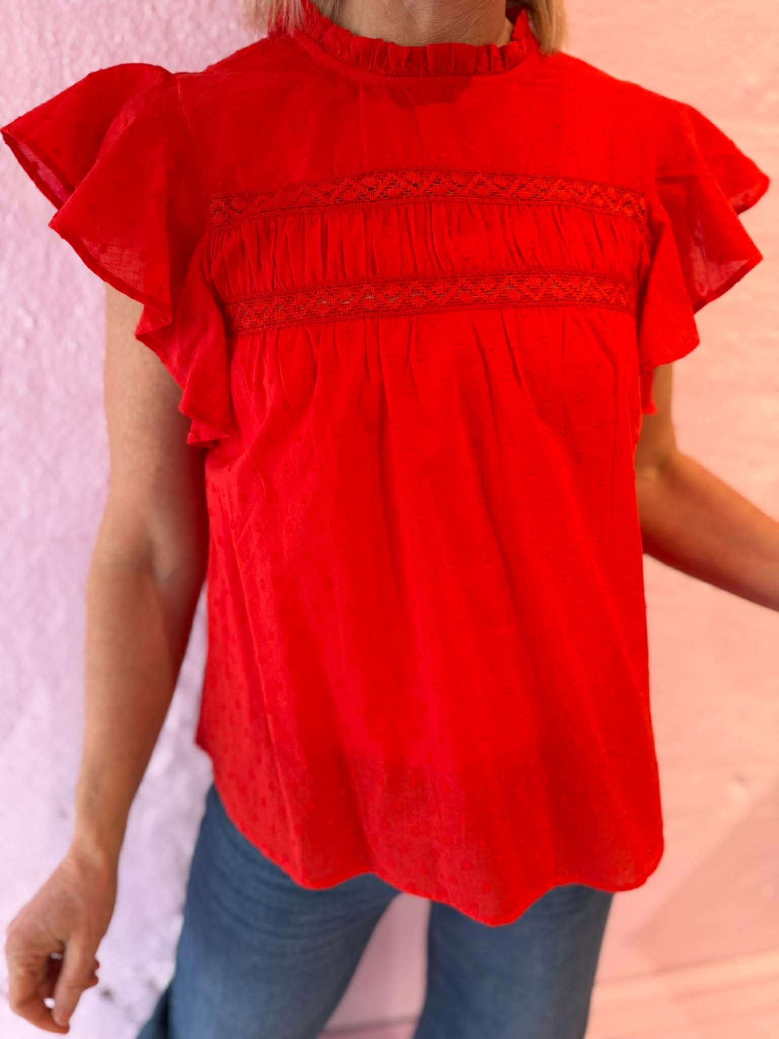 VMTRINE Top - Fiery Red